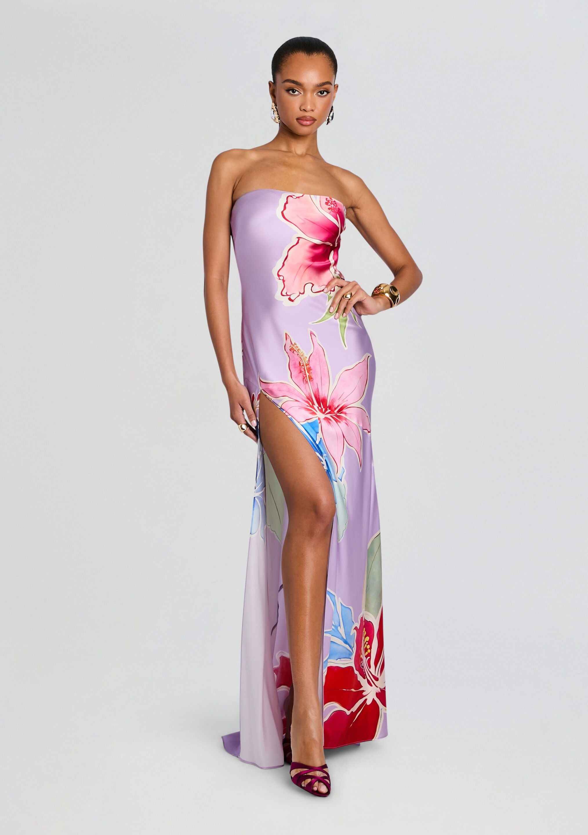 Tizzy Silk Dress-Cup Shy