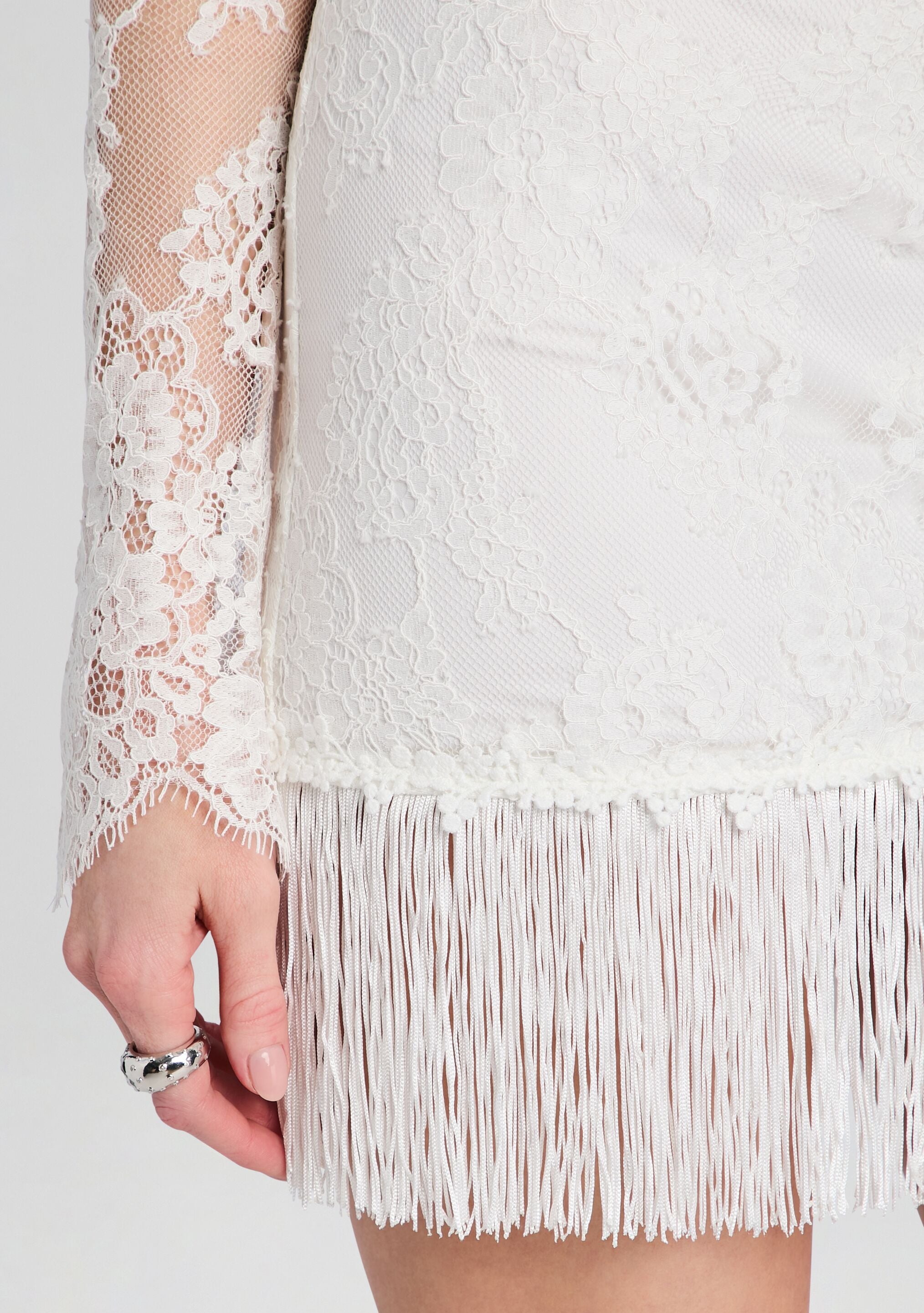 Xylina Lace Dress-Cup Shy