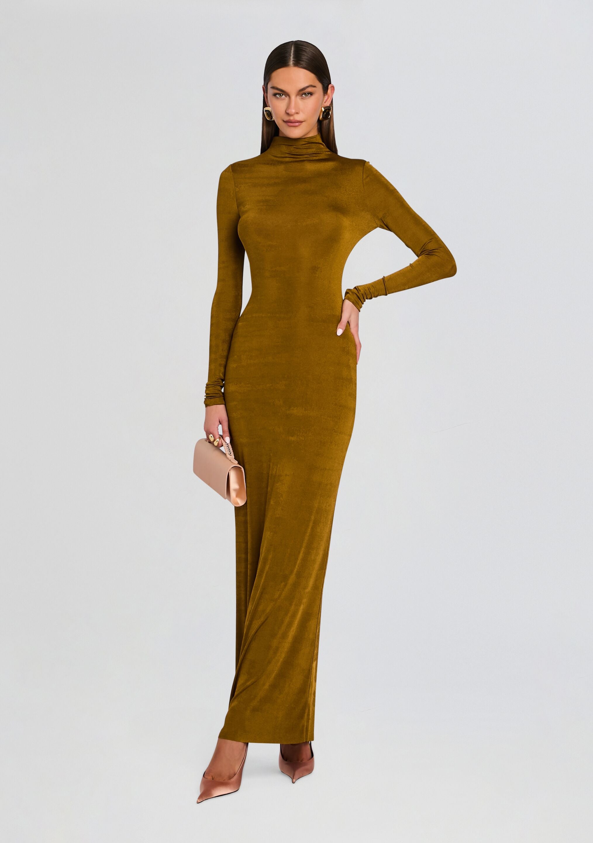 Kim Maxi Dress-Cup Shy