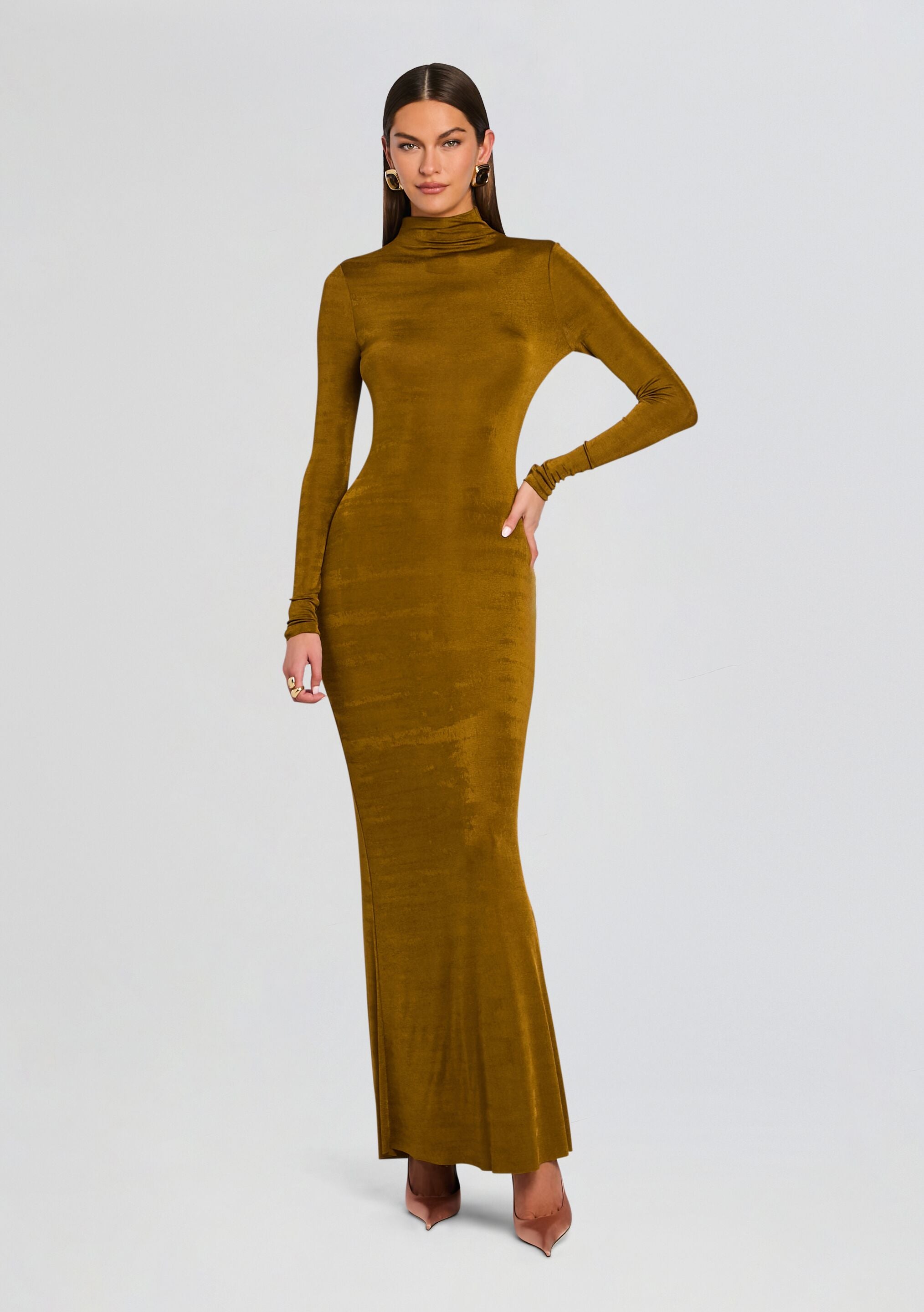 Kim Maxi Dress-Cup Shy