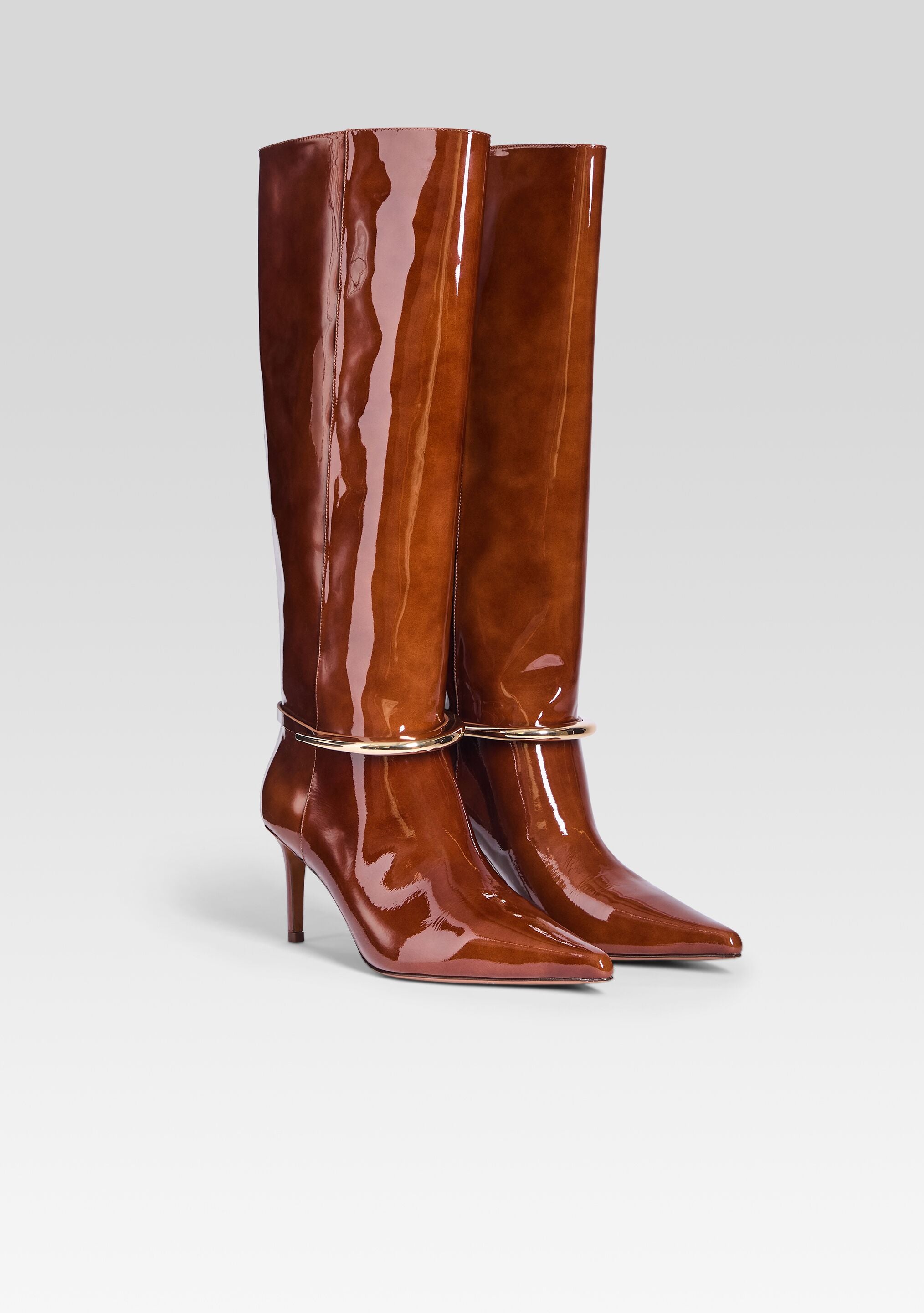 Sancia Leather Boot-Cup Shy