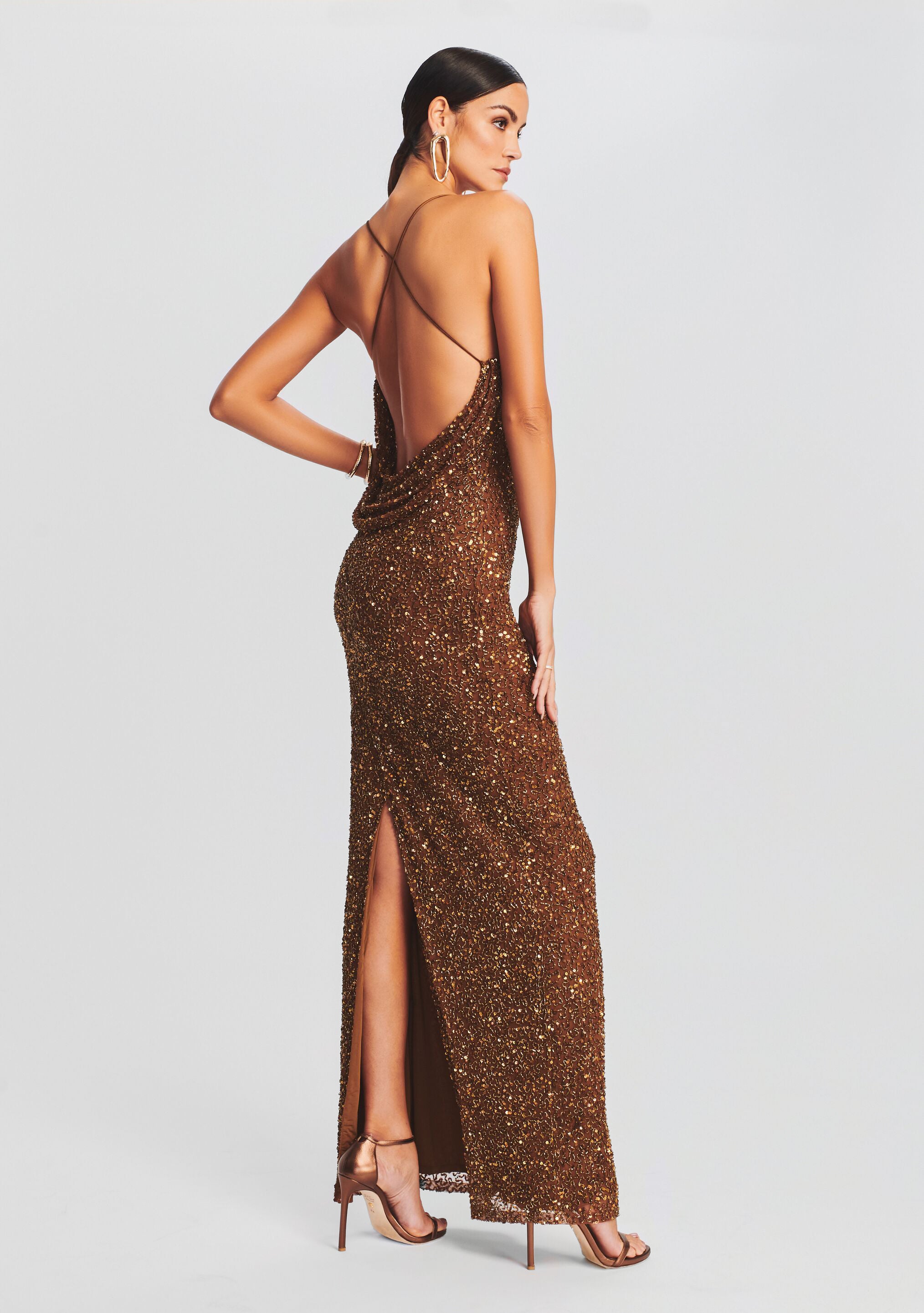 Alice Sequin Dress-Cup Shy