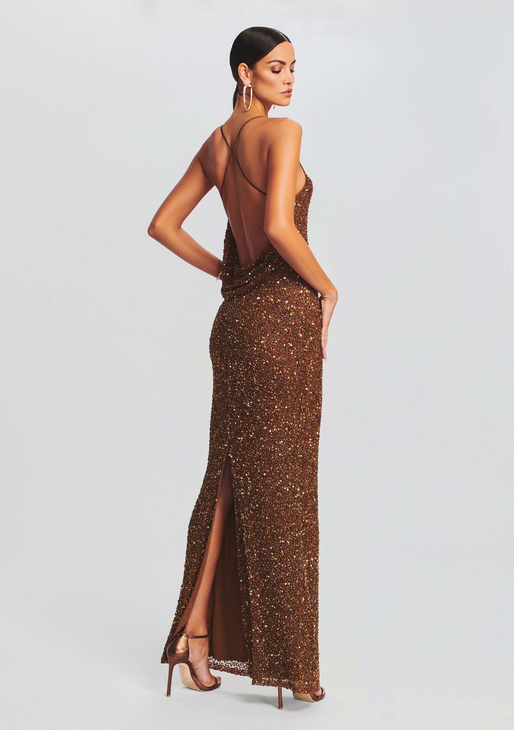 Alice Sequin Dress-Cup Shy