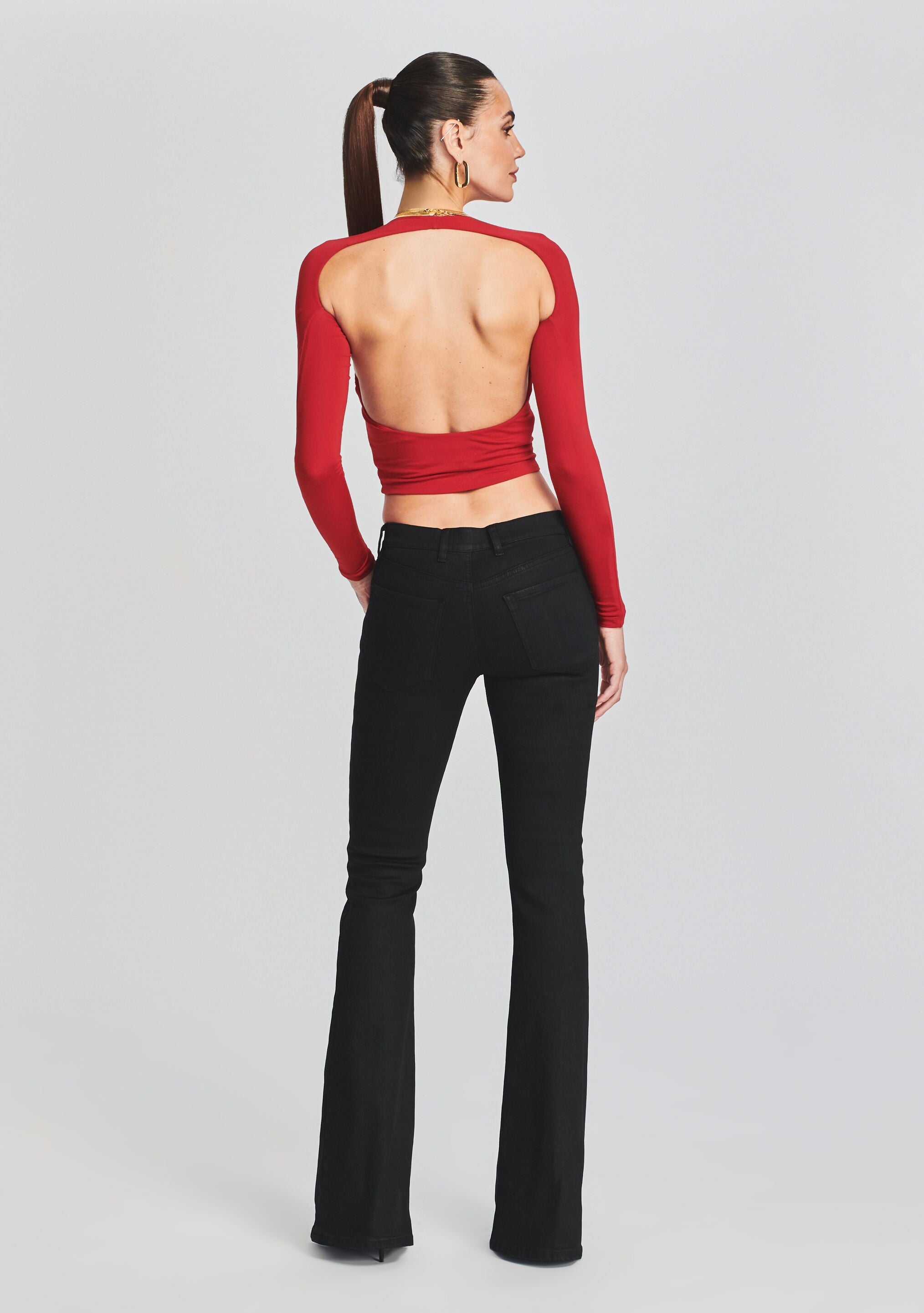 Demi Coated Denim Jean-Cup Shy