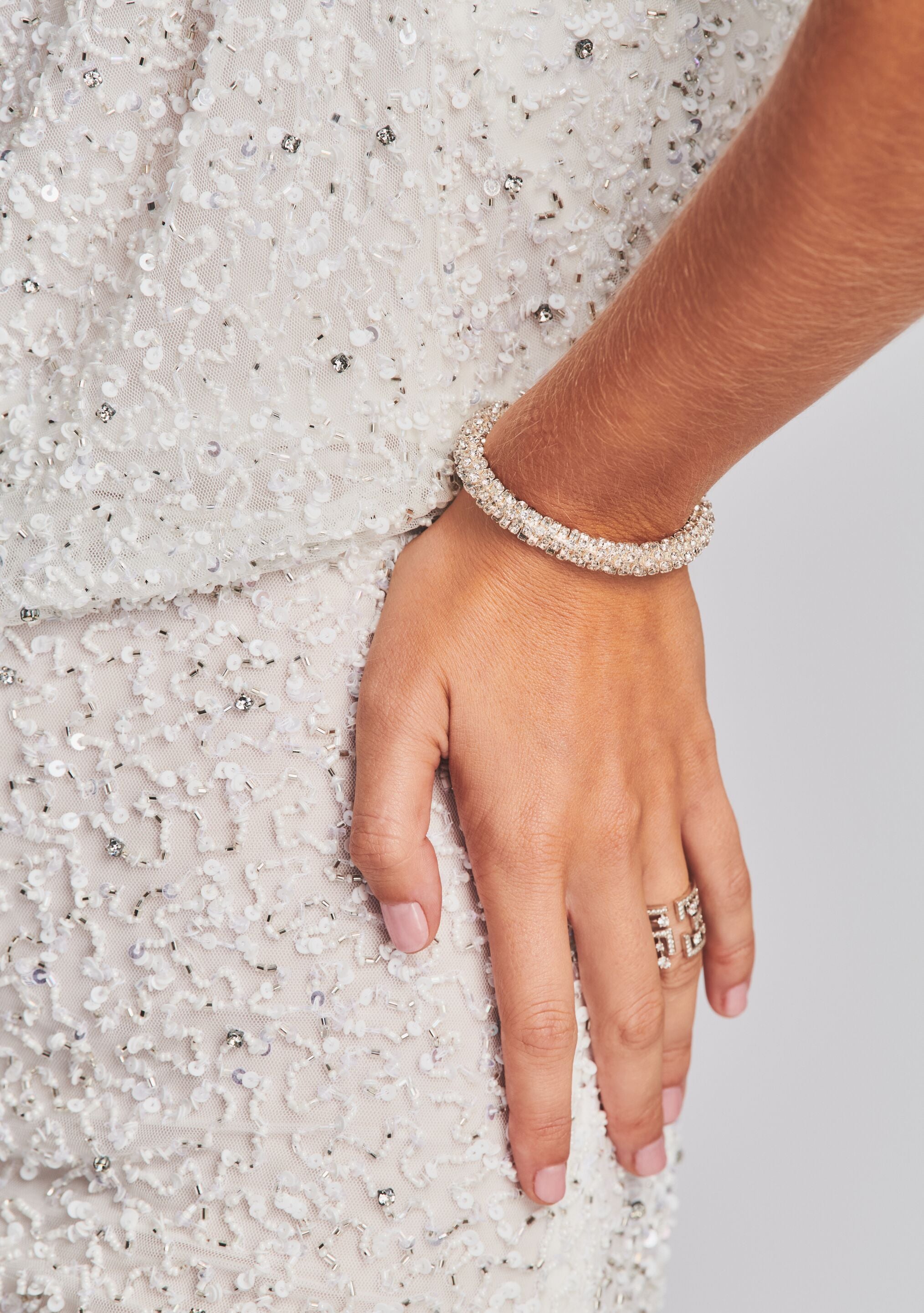Carnegie Sequin Dress-Cup Shy