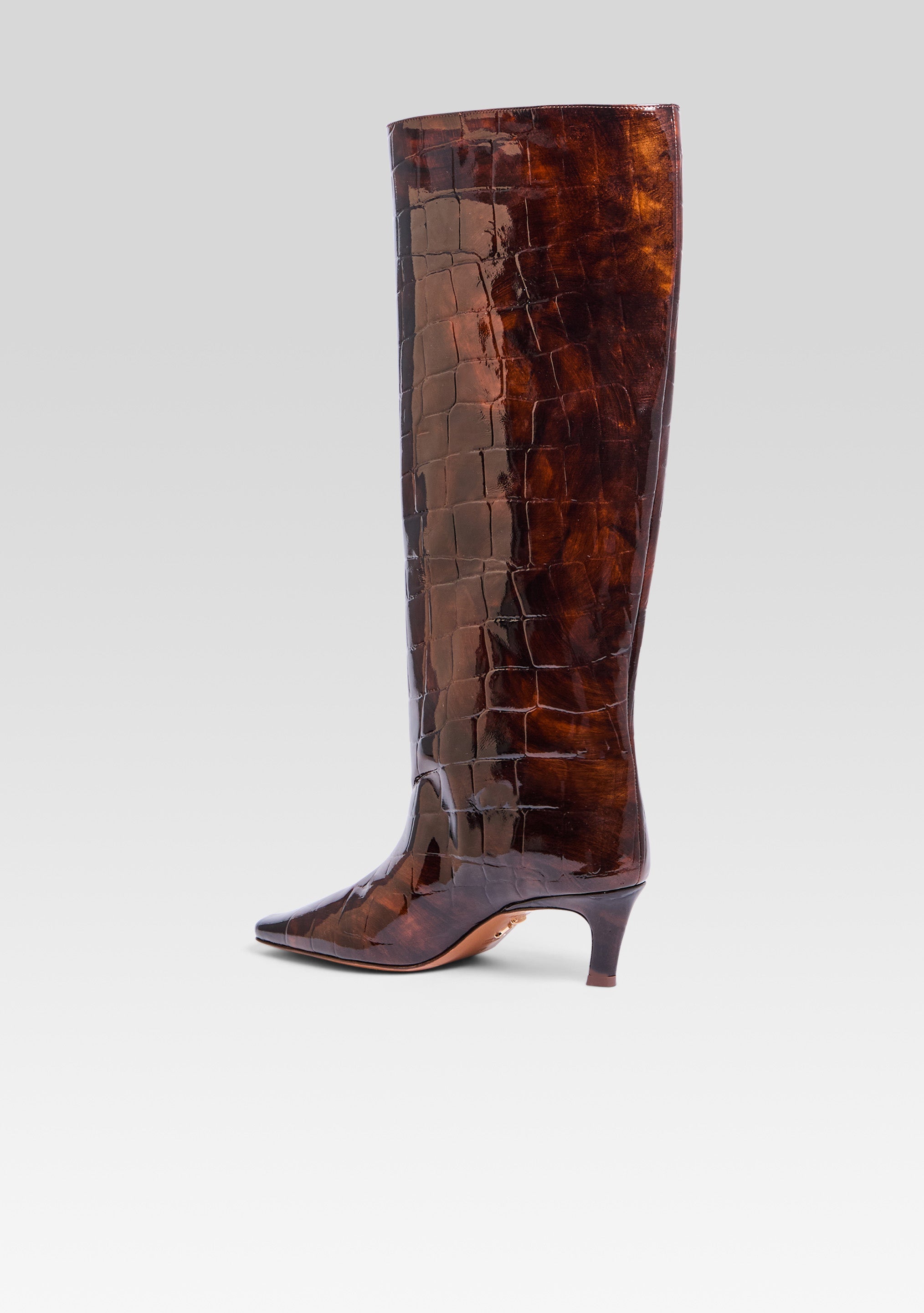 Taliah Leather Boot-Cup Shy