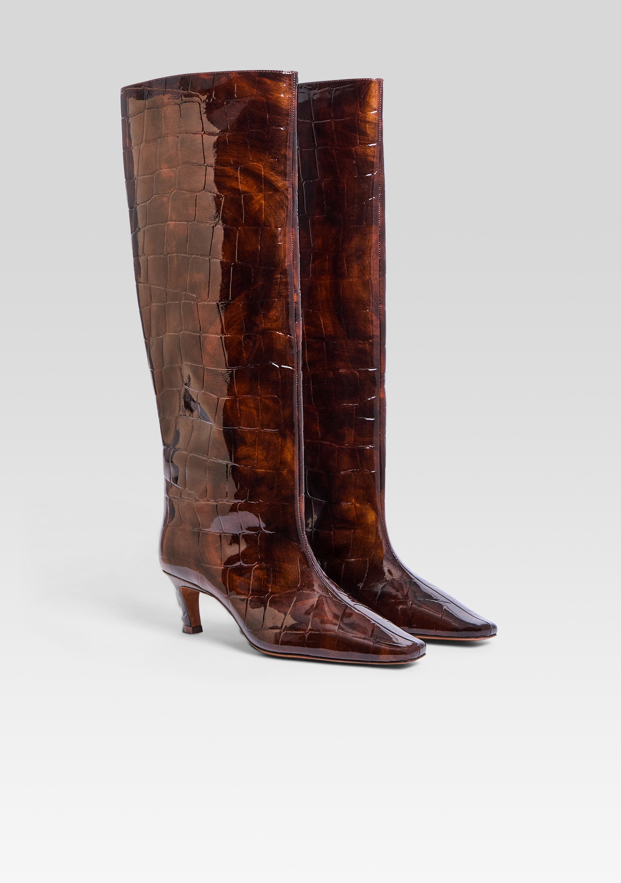 Taliah Leather Boot-Cup Shy