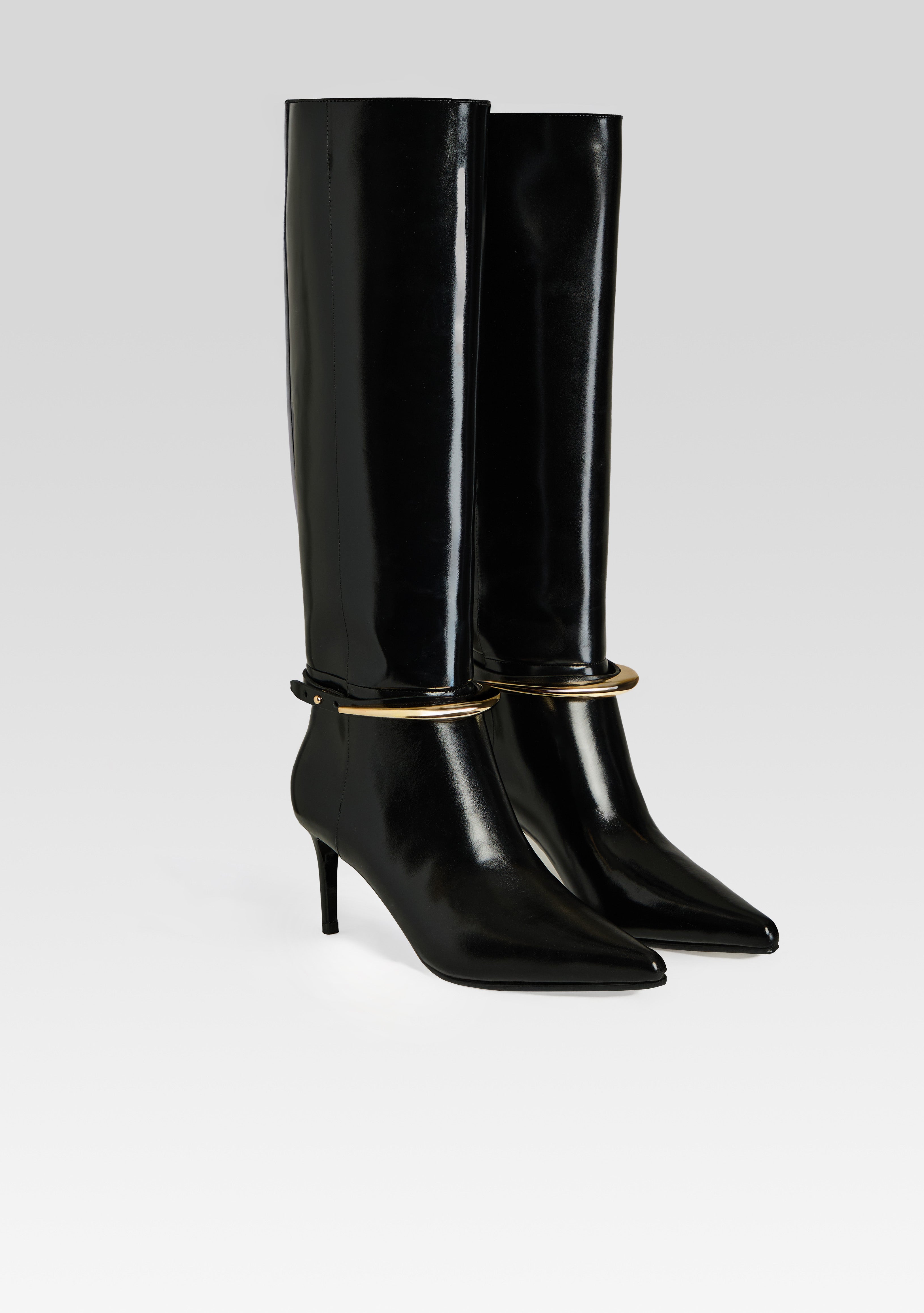 Sancia Leather Boot-Cup Shy