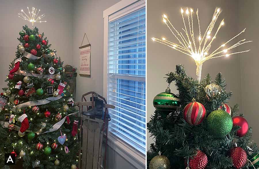 Winter Wonderland LED Starburst Tree Topper, Pick Your Size-Miyaedas