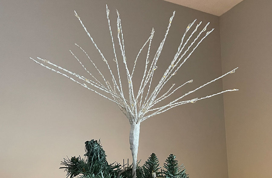 Winter Wonderland LED Starburst Tree Topper, Pick Your Size-Miyaedas