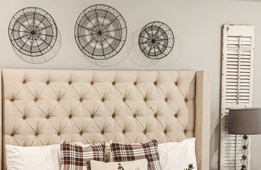 Wire Basket Wall Decor, Set of 3-Miyaedas