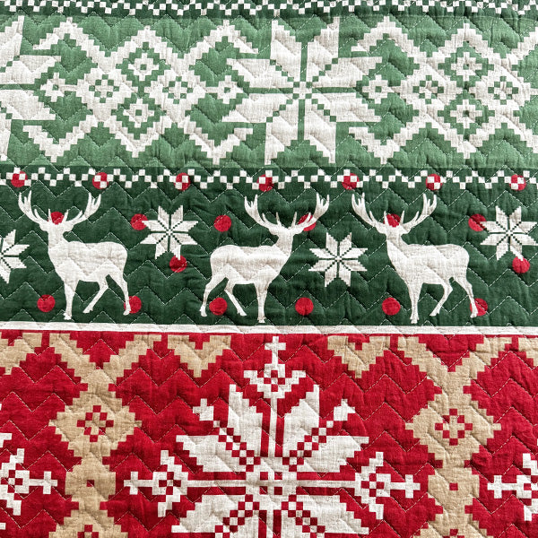 Winter Themed Reversible Quilt Set, Choose Your Size-Miyaedas