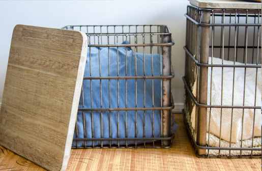 Wire Chicken Coop Crate Tables  Set of 2-Miyaedas