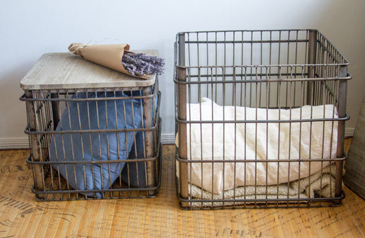 Wire Chicken Coop Crate Tables  Set of 2-Miyaedas