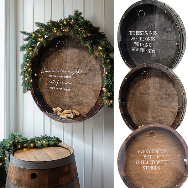 Wine Barrel Cork Display, Pick Your Style-Miyaedas