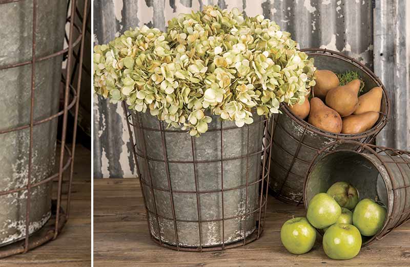 Wire Basket Bucket  Set of 3-Miyaedas