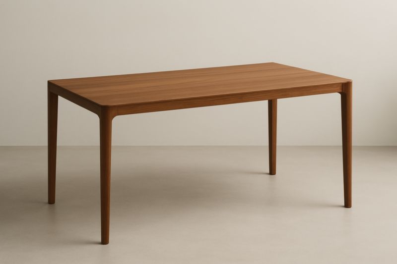 Table rectangulaire en bois de noyer 180x90x75 cm