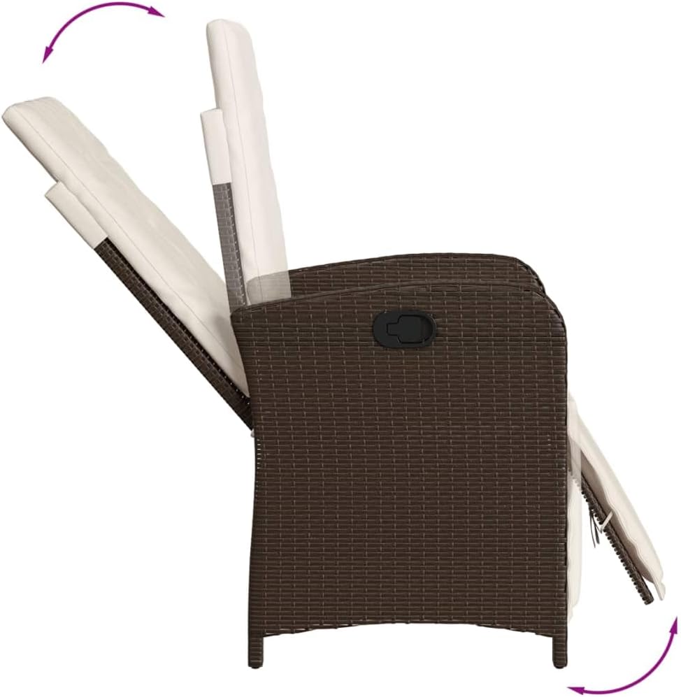 Reclining Garden Chair Set of 2