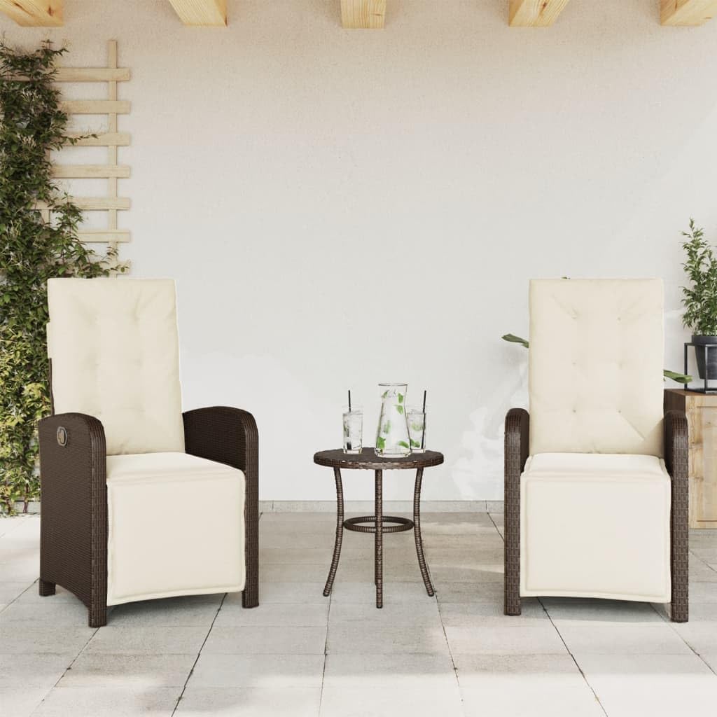 Reclining Garden Chair Set of 2