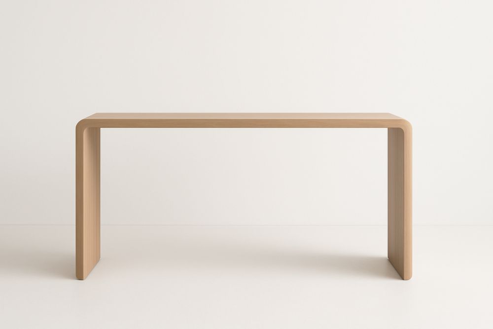 Console en Bois Courbé 120x40x80cm