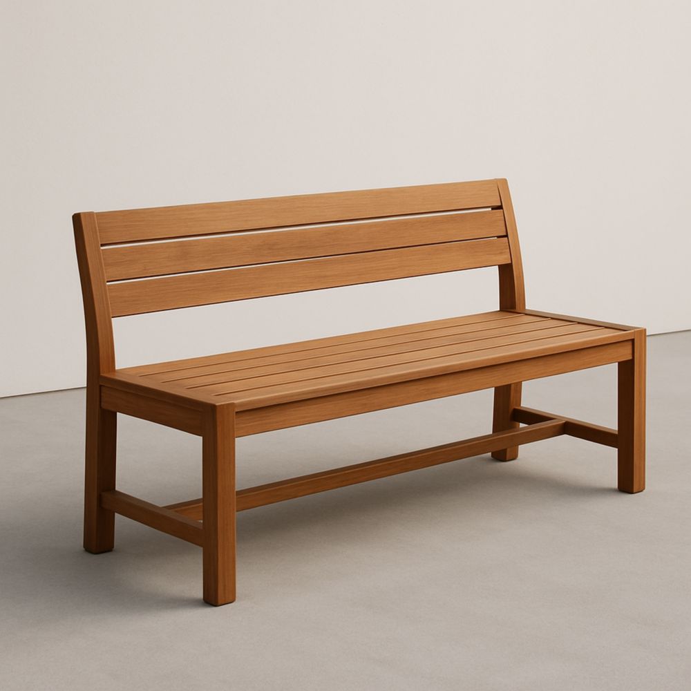 Banc en Teck pour Extérieur 120x40x85 cm