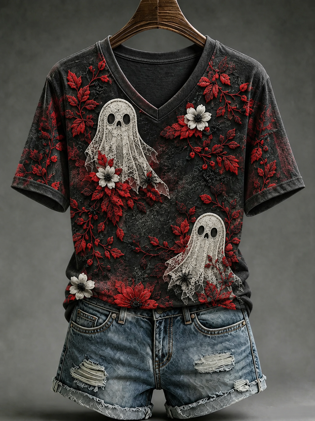 Women's Halloween Short-sleeved T-shirt