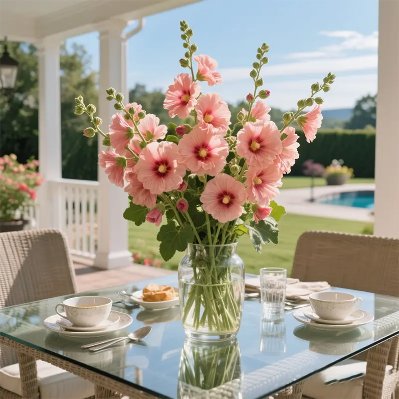 🌸 Semená dvojitej voňavej slezu（alcea ružového）