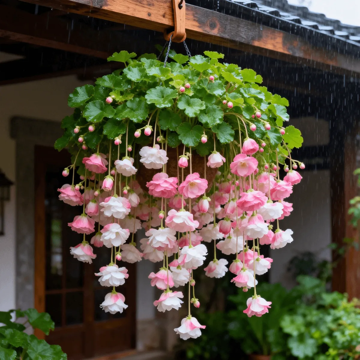 💥 No.1 Hanging Basket Bloom King – Cascading Begonia Bulbs 💐