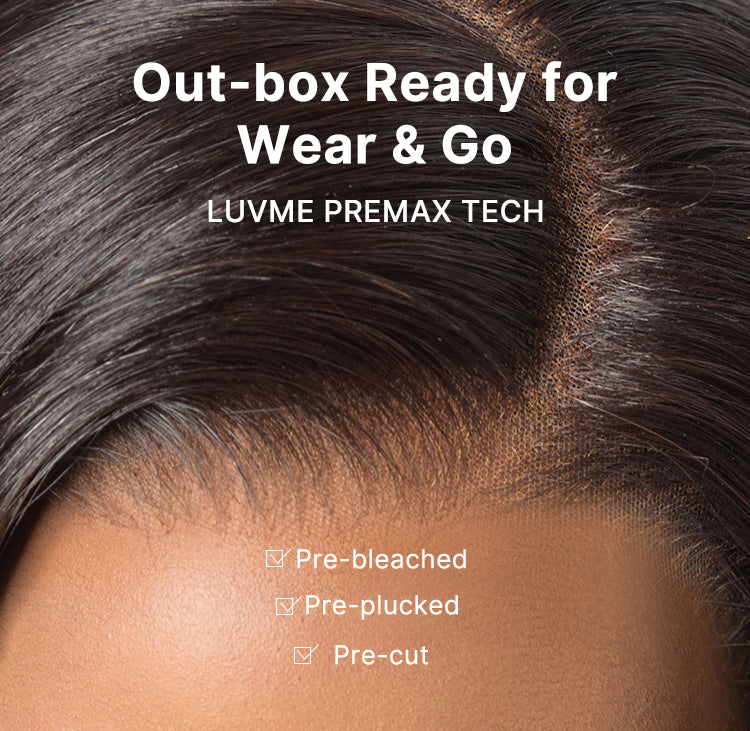 Luvme All-Day Comfort Wig 180% Density Bone Straight with Baby Hair PartingMax Glueless 7x6 Closure HD Lace Wig Pre-Cut Lace-19