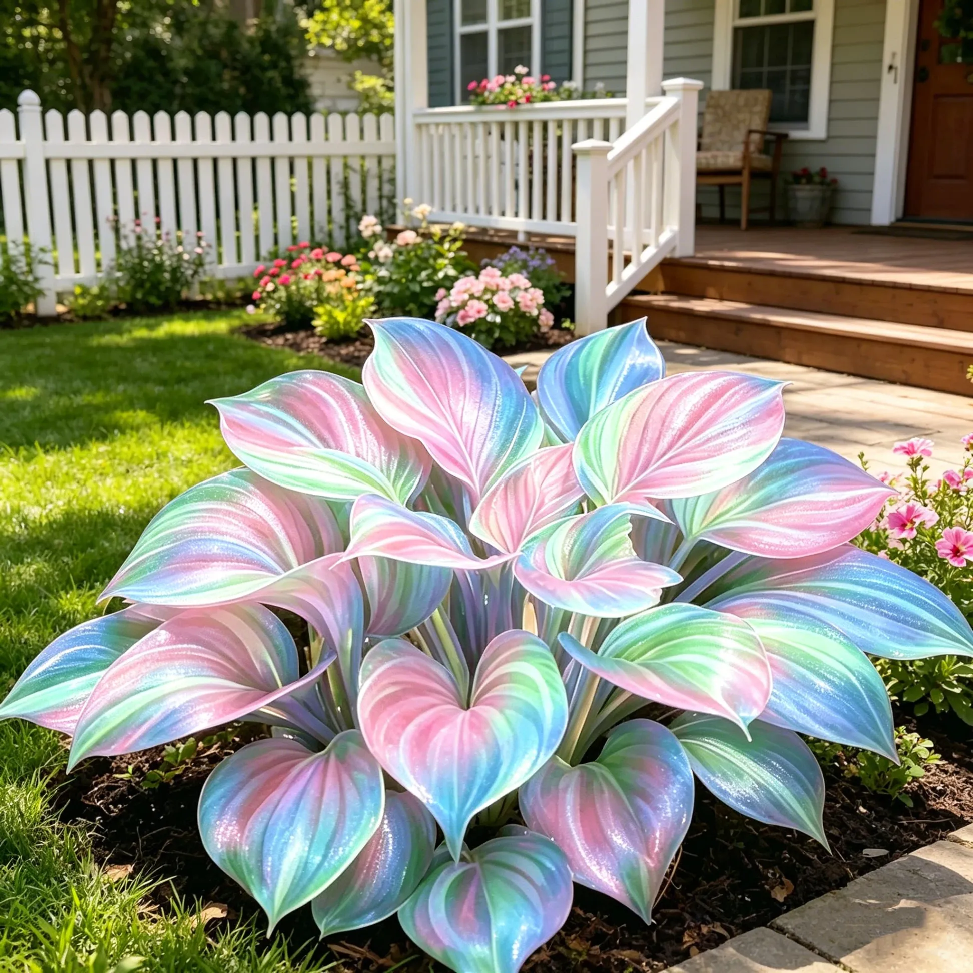 💎 Rare Multi-Color Opal Hosta Seeds – Shimmering Foliage for Elegant Shade Gardens 🌿