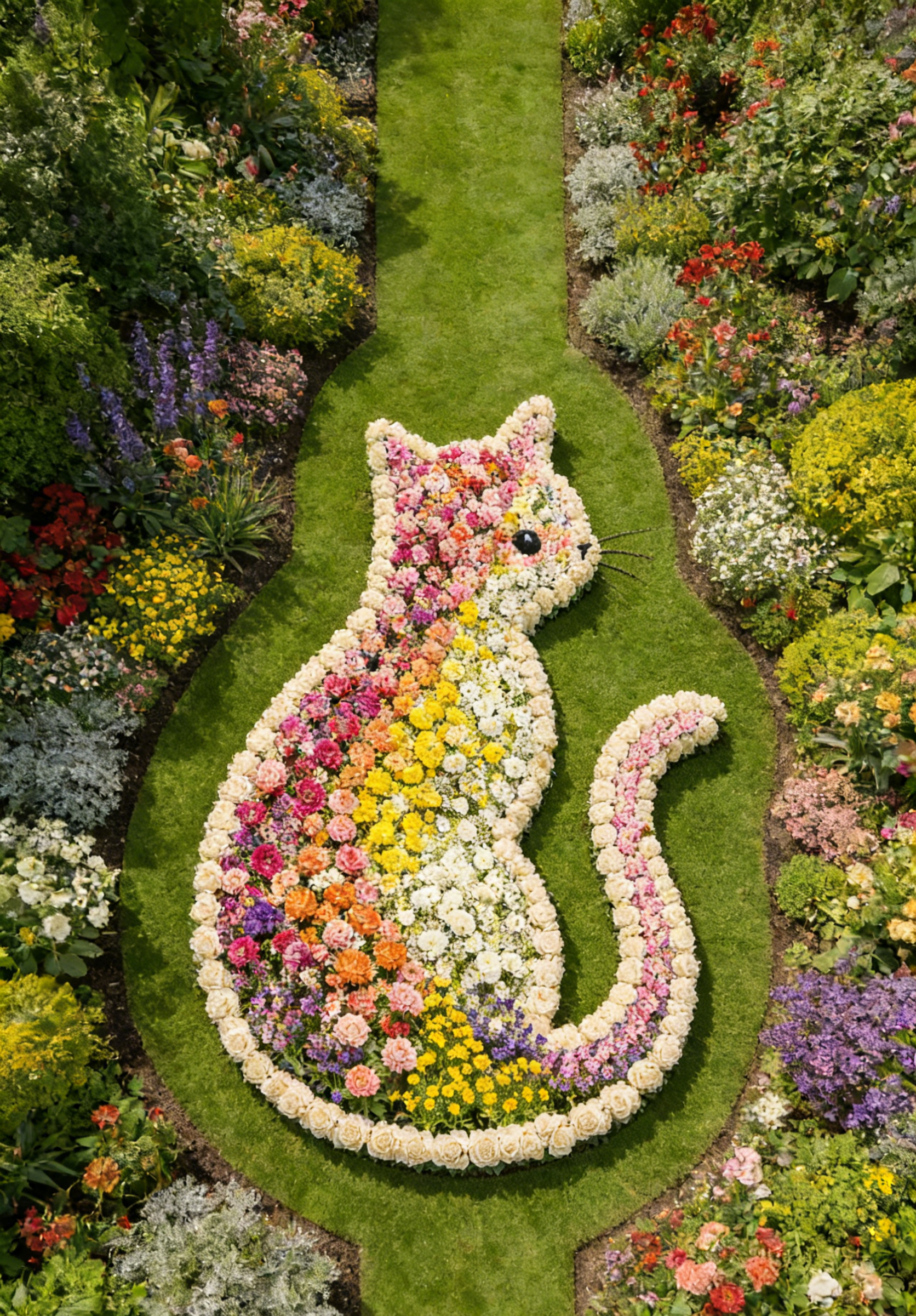 🌸 Magiczny Ogród Kwiatów „Kocia Łąka” – Kreatywny Zestaw Nasion 🌸