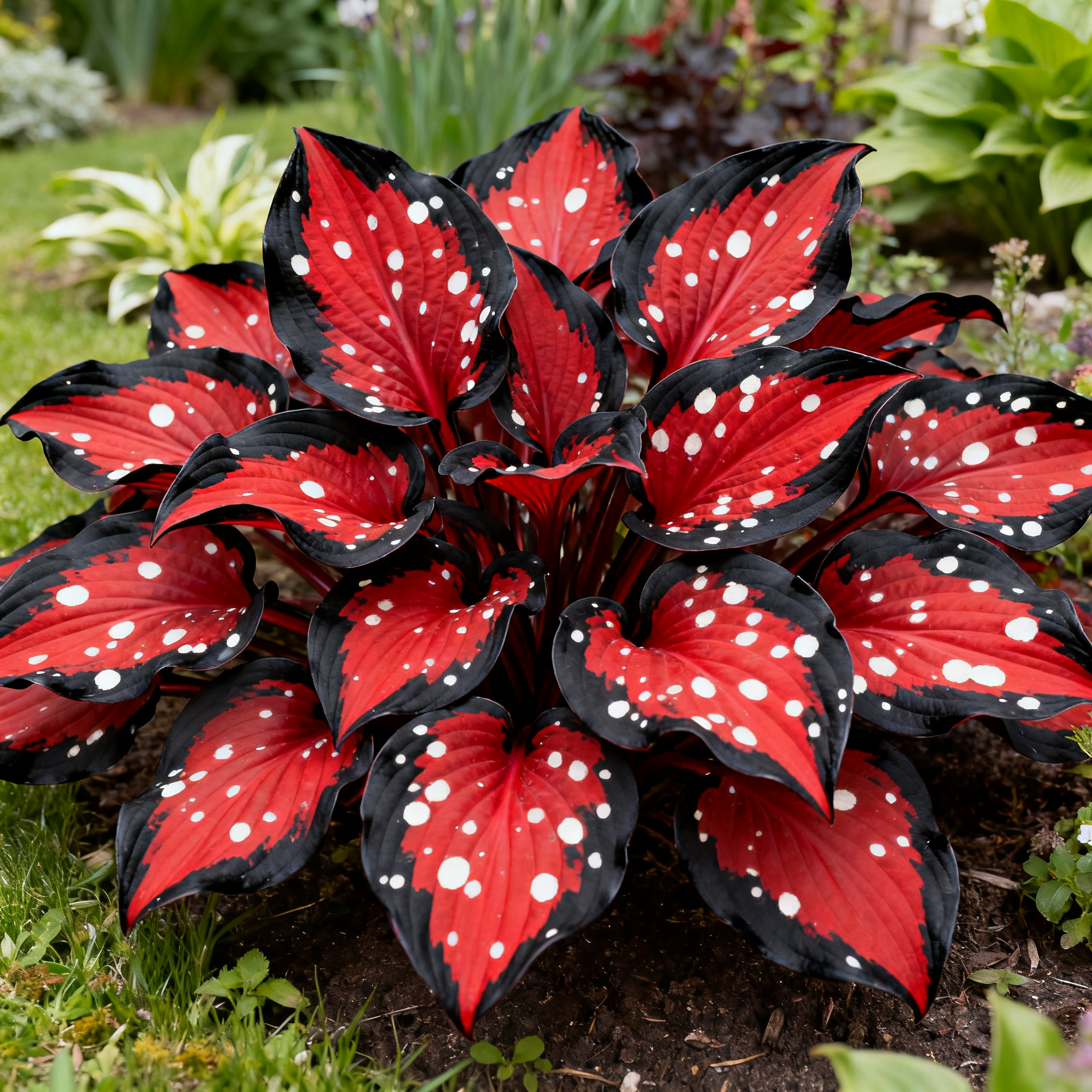 🌿 Σπόροι hosta με σπάνια πολύχρωμα φύλλα 🌈｜Ανθεκτικά στη σκιά 🌑｜Εύκολη καλλιέργεια 🪴 — Δημιουργήστε έναν κομψό και εντυπωσιακό κήπο ✨