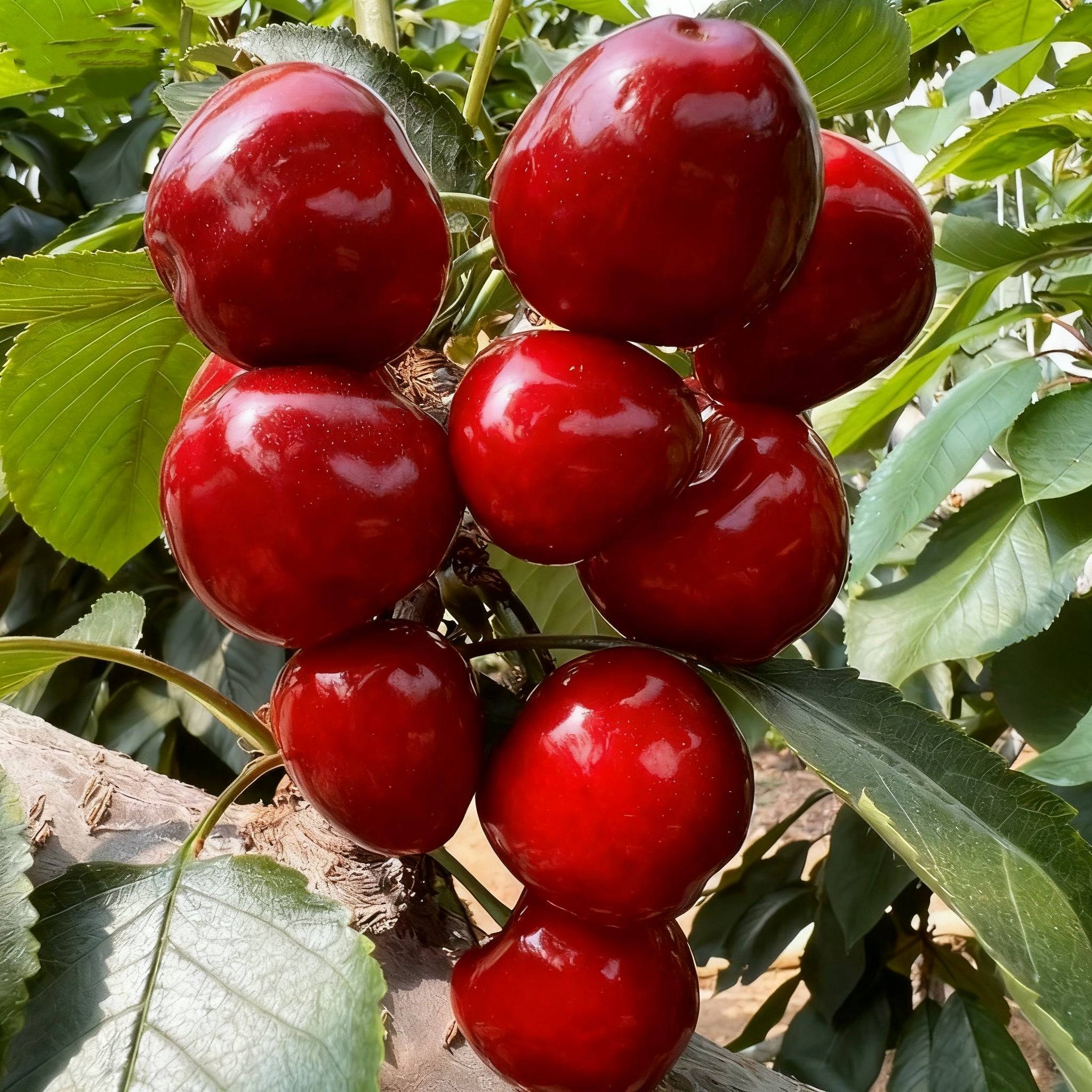 🌟 Graines de cerises géantes sucrées – Cultivez d'énormes cerises juteuses à la maison ! 🍒✨