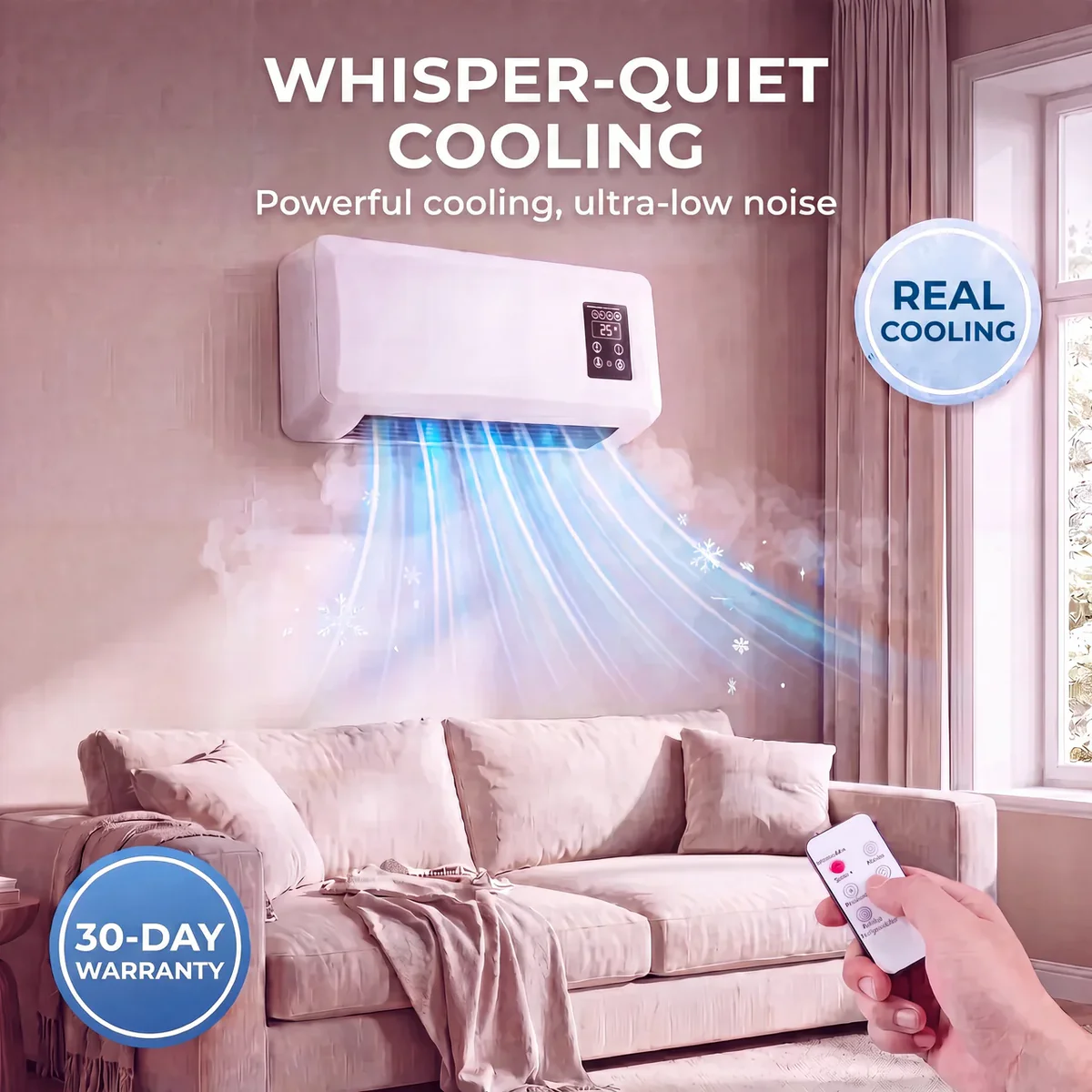 🔥Promotion limitée🔥 Climatiseur portable sans évacuation – Fonctionne sans fenêtre !