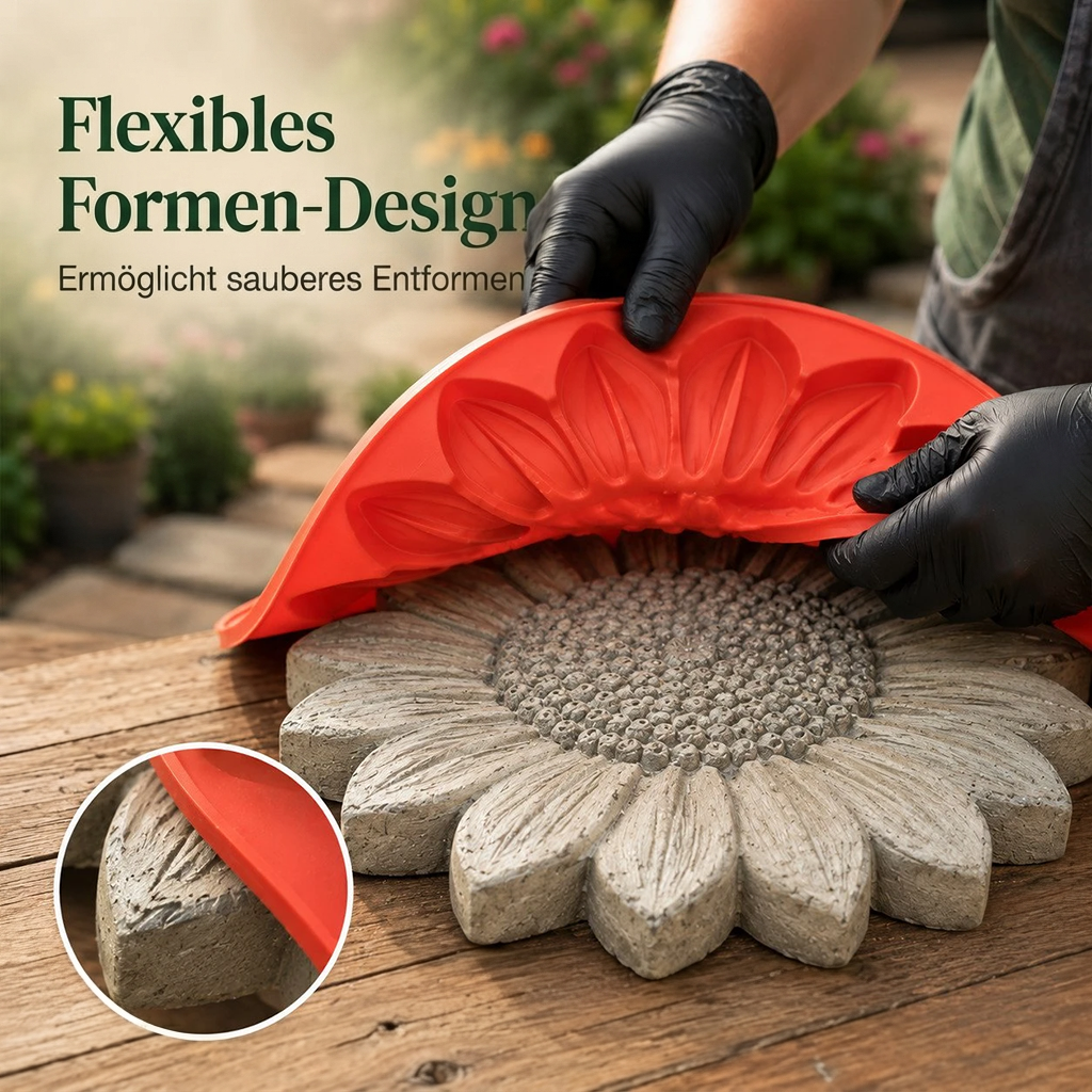 💥 LAST DAY 49% OFF - 🌻 Reusable Sunflower Stepping Stone Mold