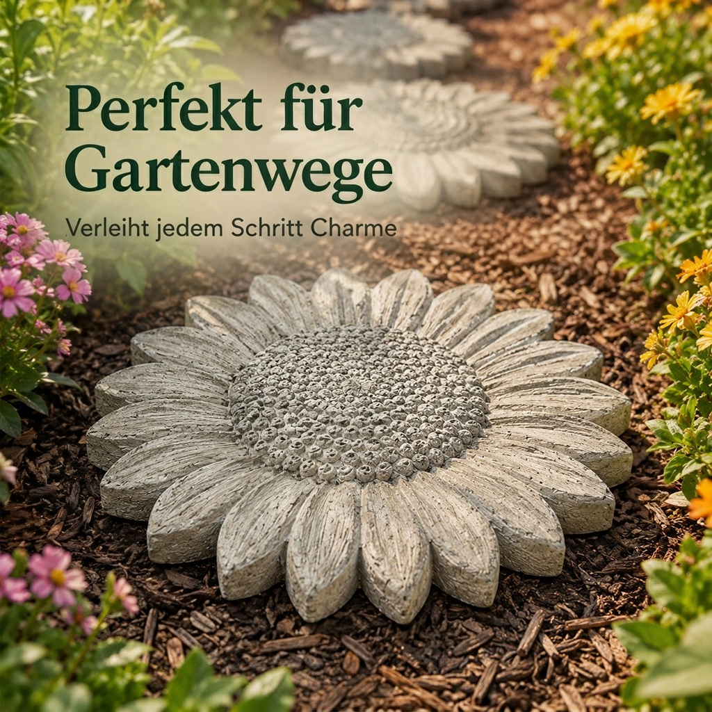 💥 LAST DAY 49% OFF - 🌻 Reusable Sunflower Stepping Stone Mold