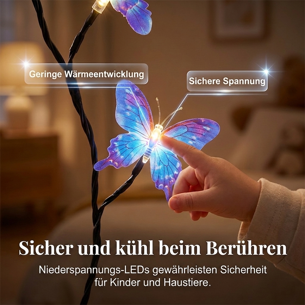 🥳 2026 – DER HEIẞE VERKAUFSHIT 📢📢 Mehr als 50.000 Mal verkauft! 🌿 Romantische LED-Lichterkette „Butterfly Vine“