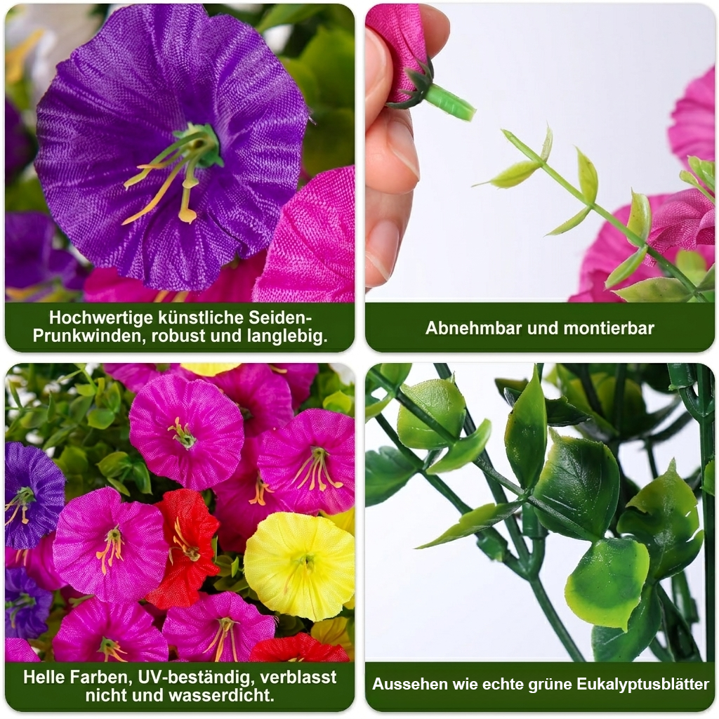 🔥 Letzter Tag – Jede nur €2,99 ! 🔥 UV-beständige künstliche Petunien-Blumen