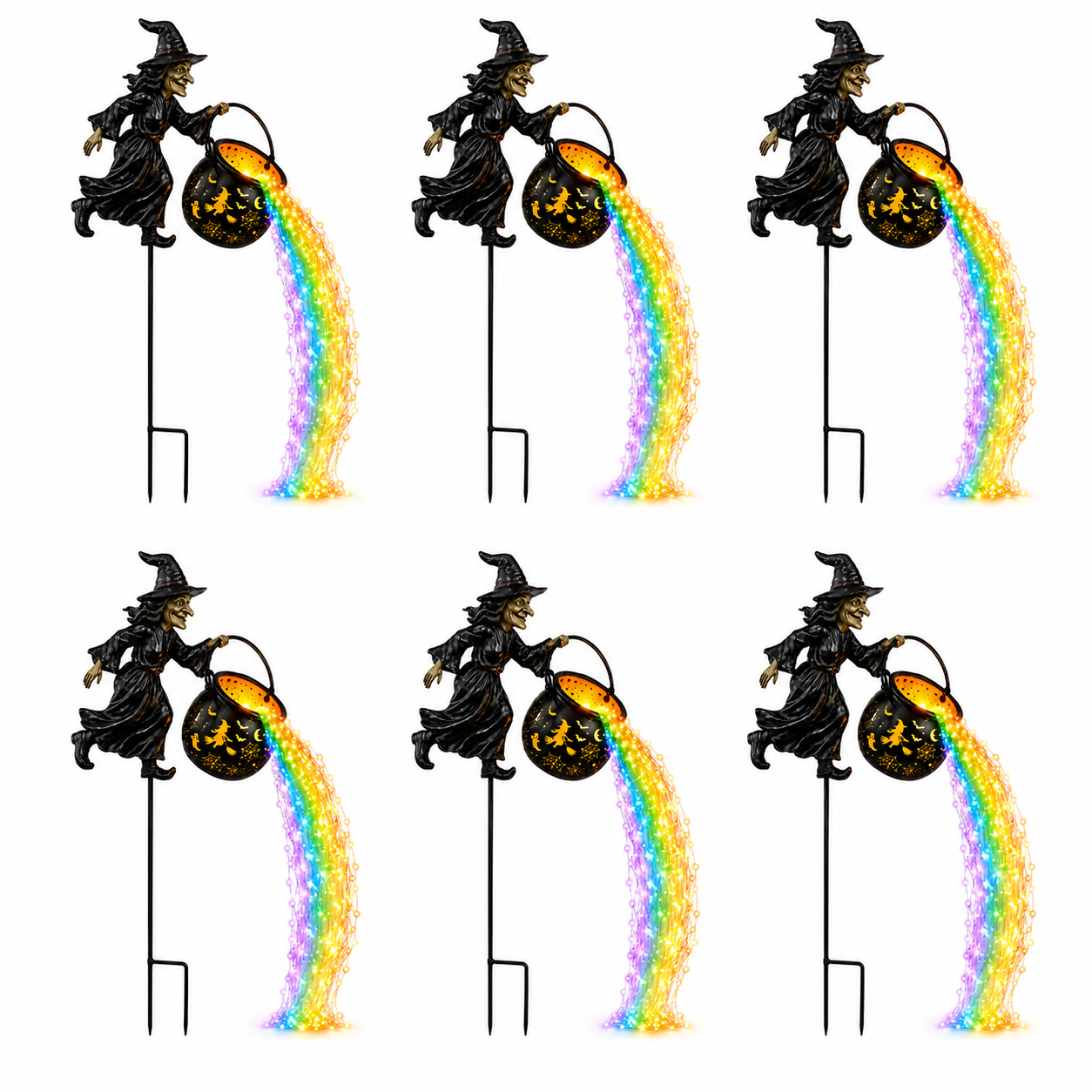🔥 49 % Rabatt – Halloween-Frühbucherangebot 🎃 Hexenkessel-Gartenleuchte für Halloween