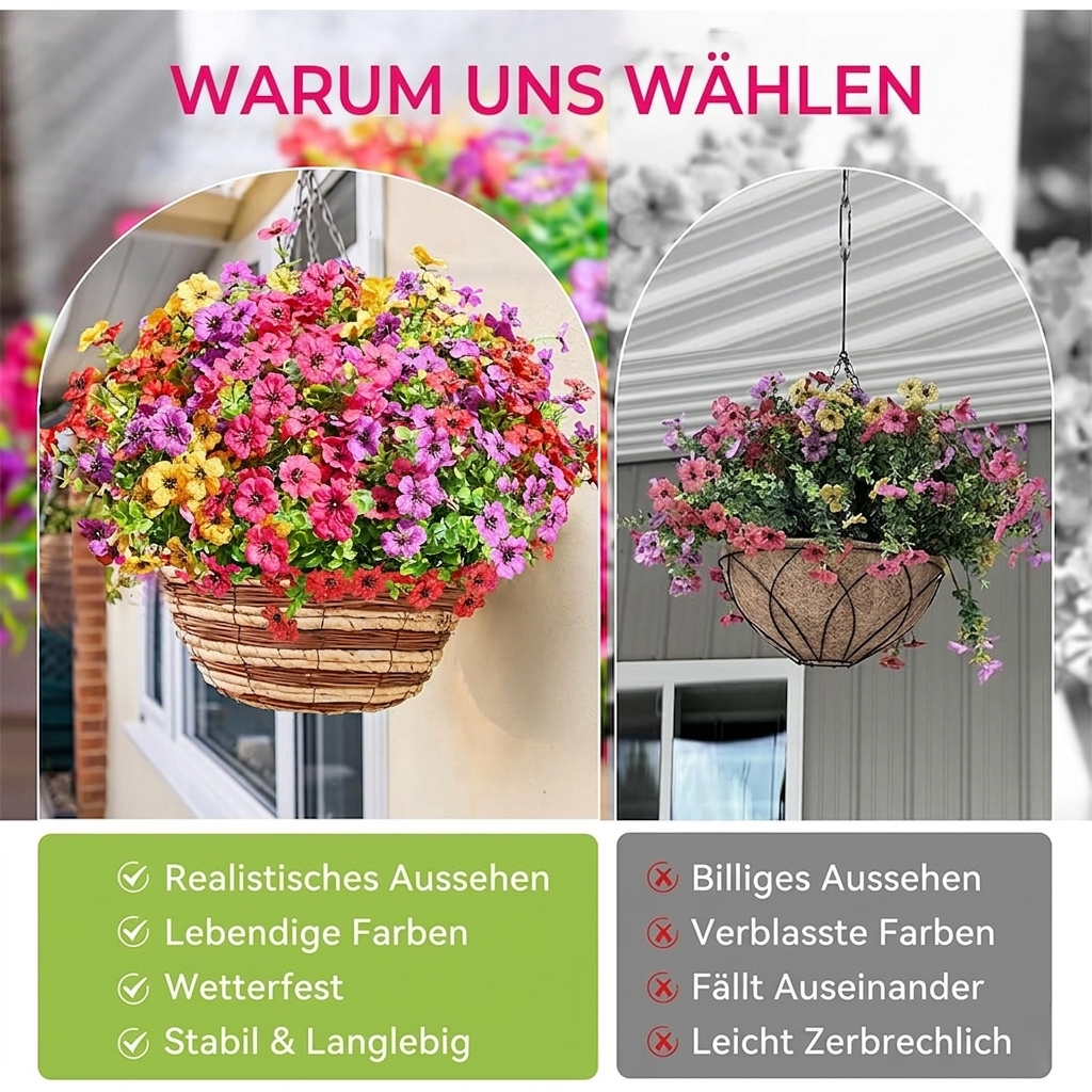 🔥 Jedes Bund nur €2,99 🔥 UV-beständige, naturgetreue und farbenfrohe Frühlingsblumen🌸