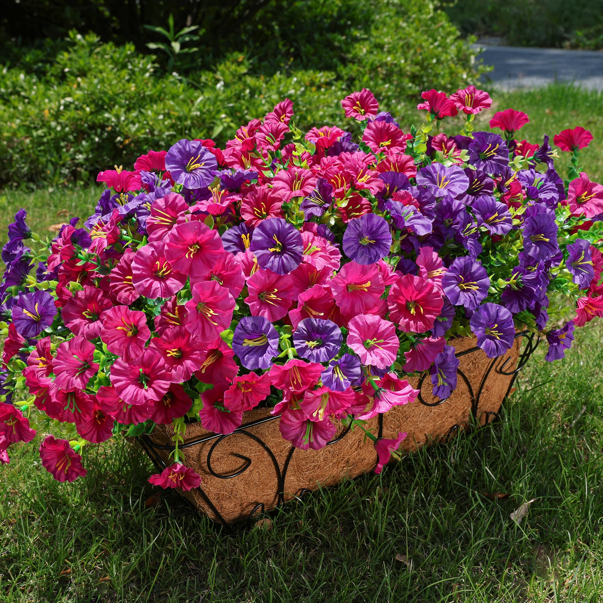 🔥 Letzter Tag – Jede nur €2,99 ! 🔥 UV-beständige künstliche Petunien-Blumen