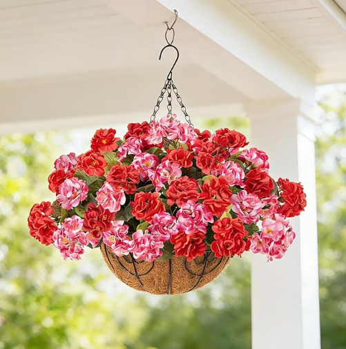 🔥Last Day 50% OFF🔥Outdoor UV Resistant Artificial Geranium Flowers