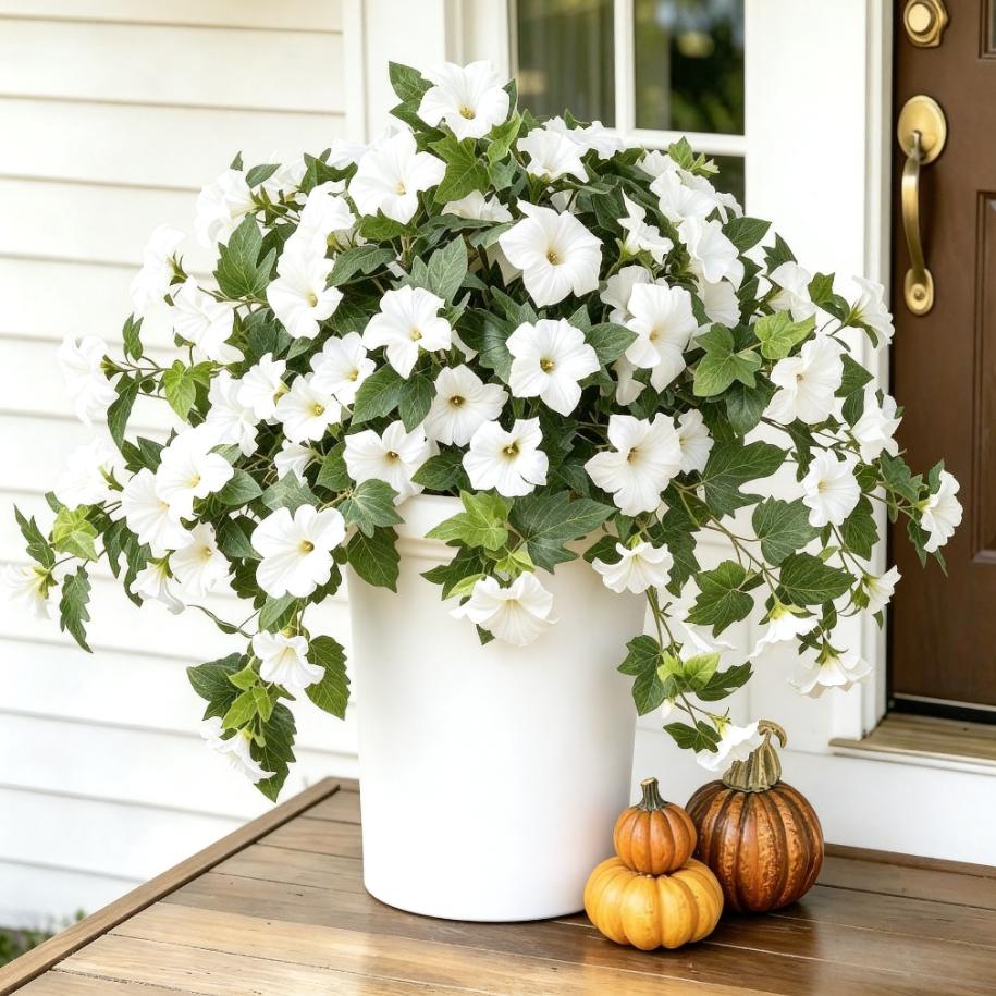 🔥 LETZTER TAG – 70 % RABATT 🔥 UV-beständige künstliche Petunien – farbechte Blumendekoration für den Außenbereich