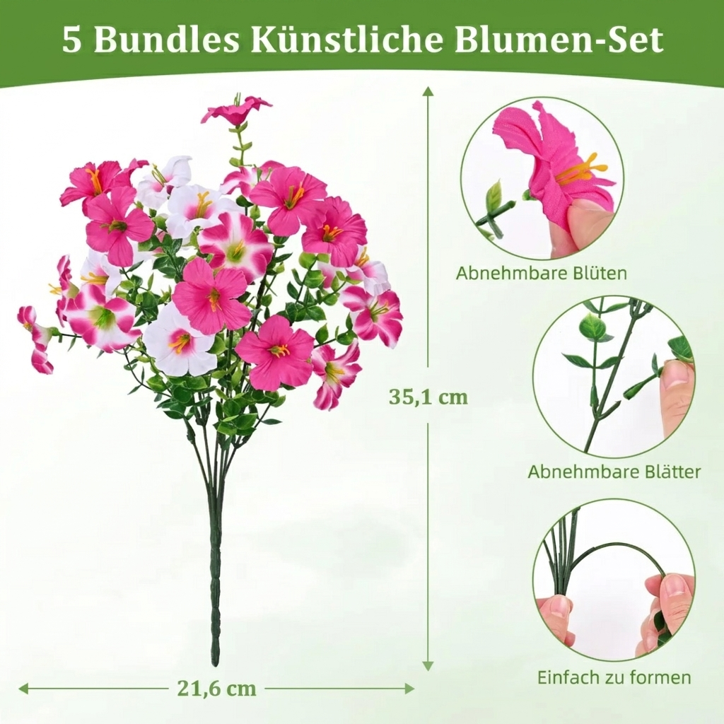 🔥Letzter Tag – 50 % Rabatt🔥 UV-beständige künstliche Trompetenblüten