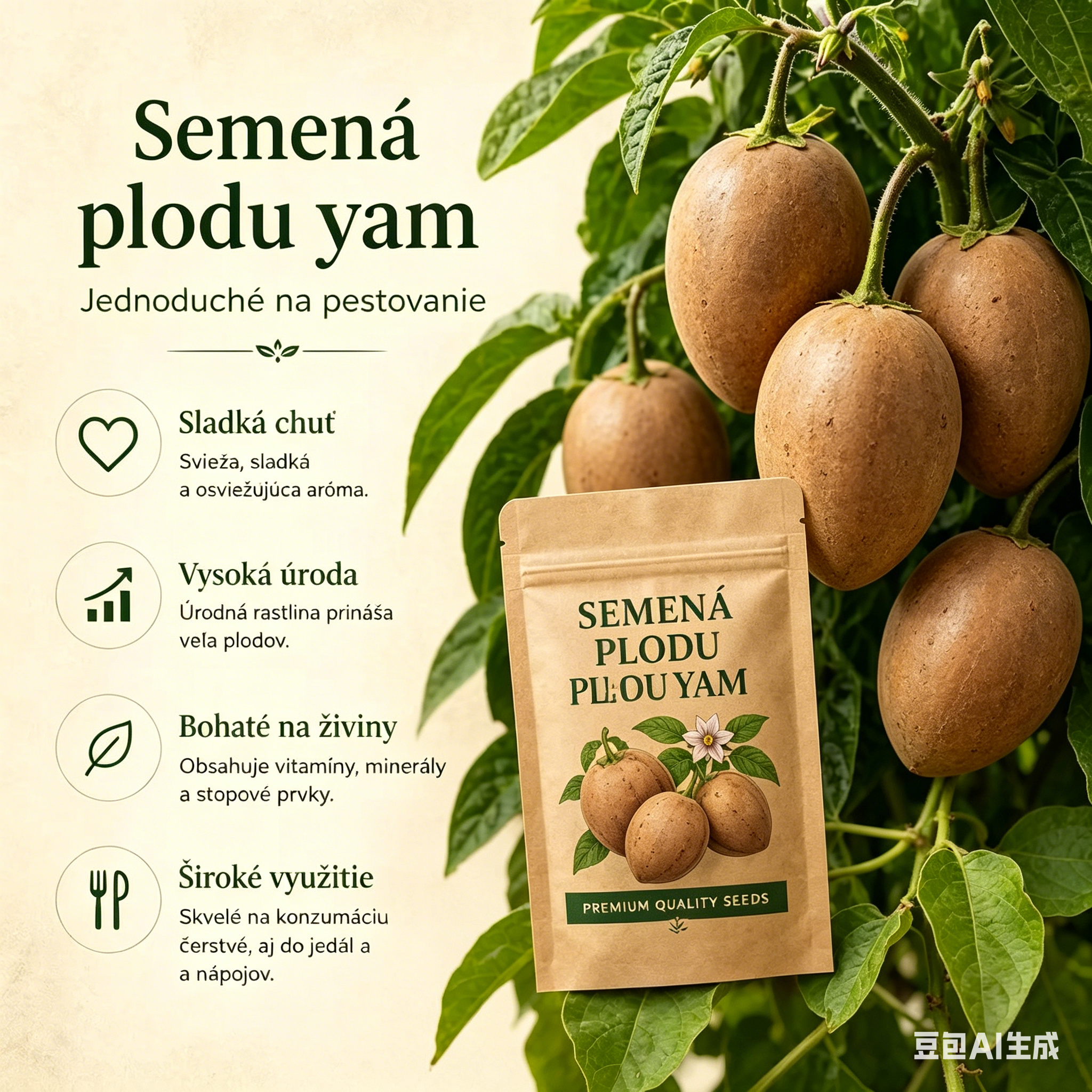 Semienka zemiakov, ktoré rastú na stromoch 🥔 Zemiaky pre lenivých(1 balenie 200 semien)