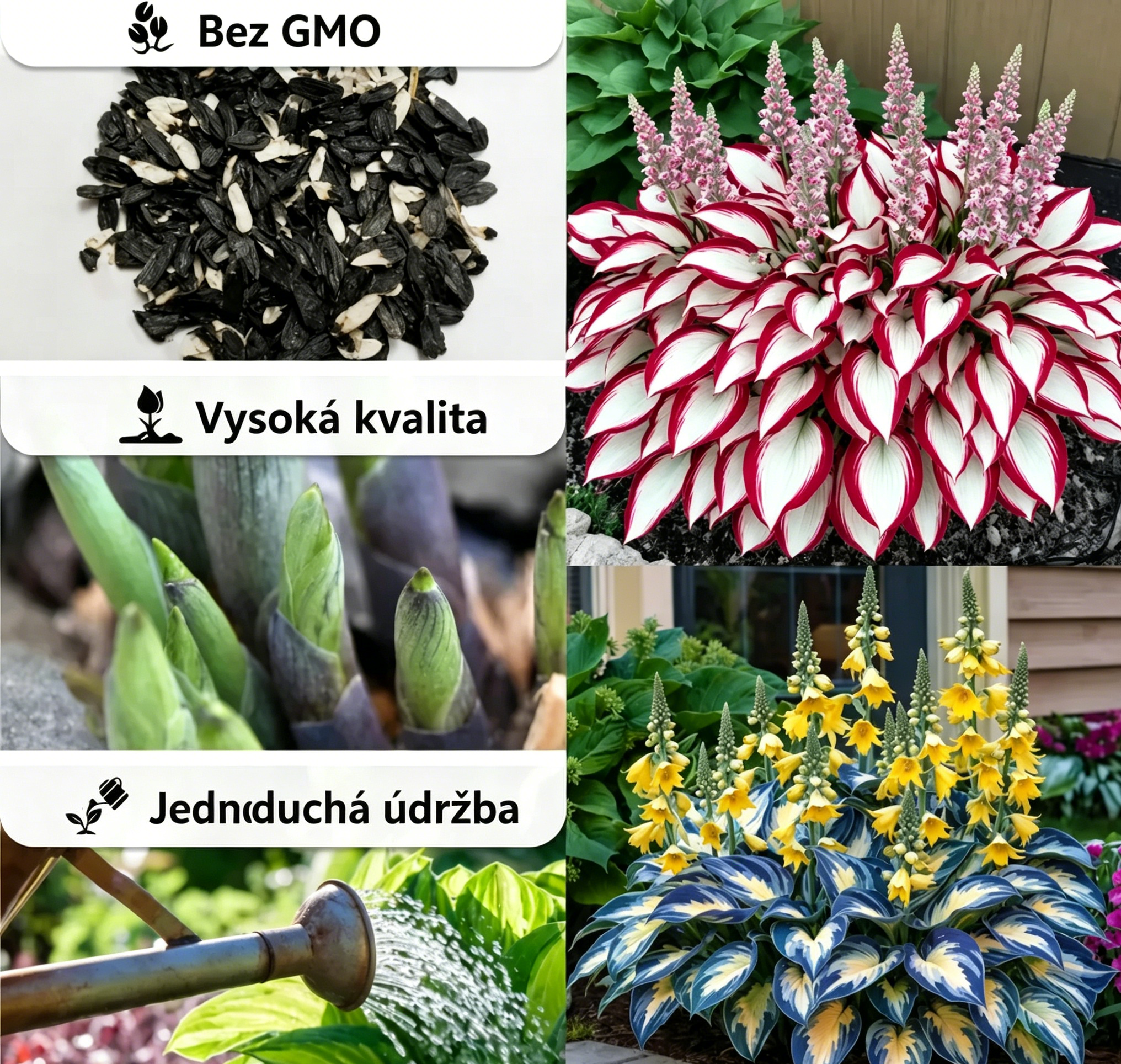 🔥Jarná špeciálna ponuka🌌Chladuvzdorné, vysoko kvalitné, vzácne semená hosty🌿 - Rastlina odolná voči tieňu(1 balenie 50 semien)