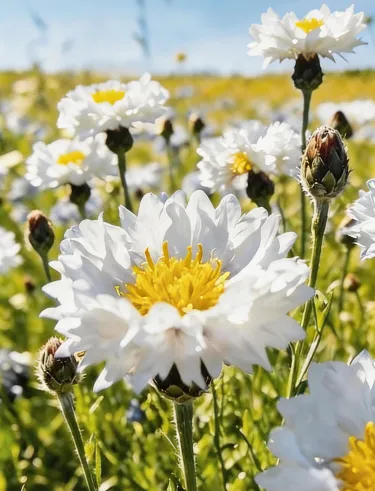 🌸 Semená chrpy – Neustále kvitnúca kvetinová krása od jari až po zimu 🌿(1 balenie 50 semien)
