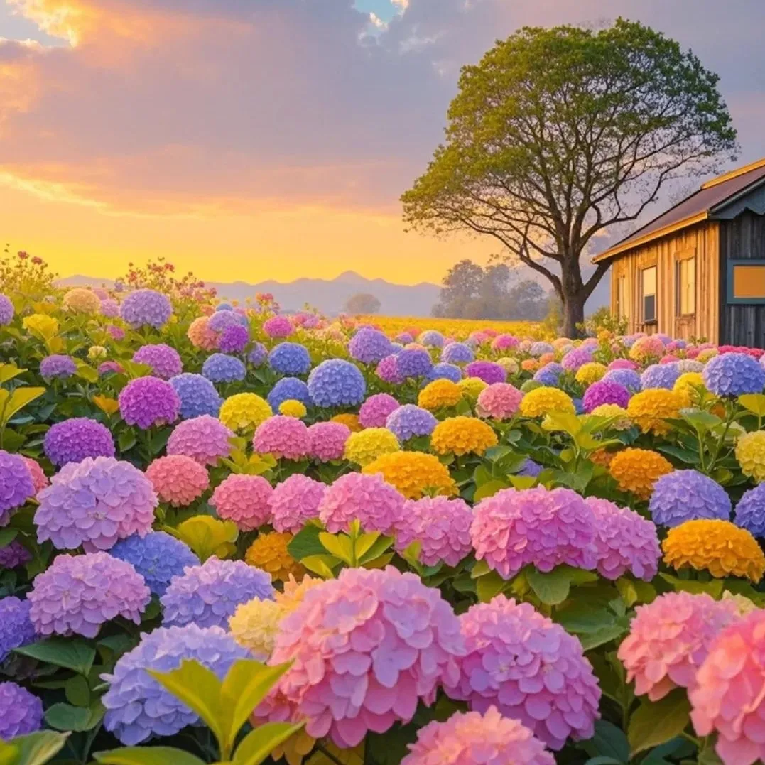 🌸 Hortenzia - Kvitnúce romantika po celú sezónu!
