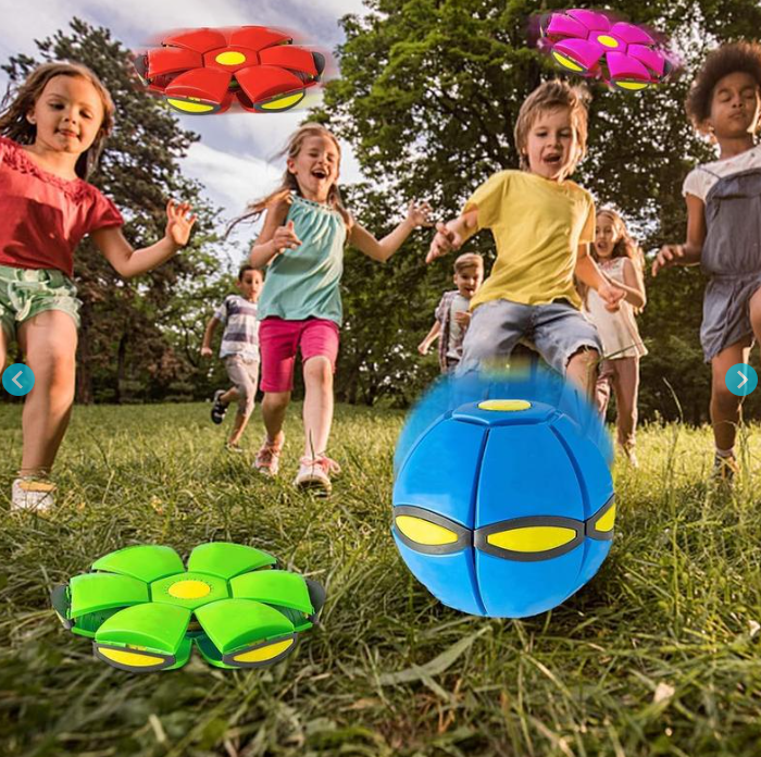 Odolná magická UFO lopta, mení sa na tanier pre deti outdoor hry