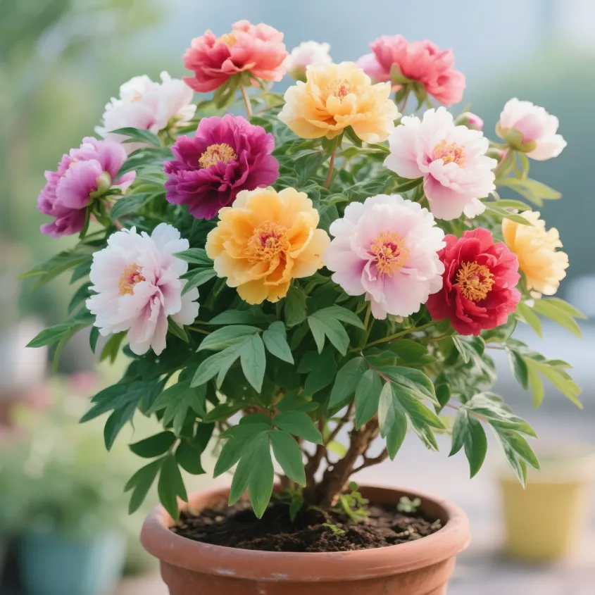 🌺Farebné semienka pivónie – ľahko pestovateľné(1 balenie 100 semien)
